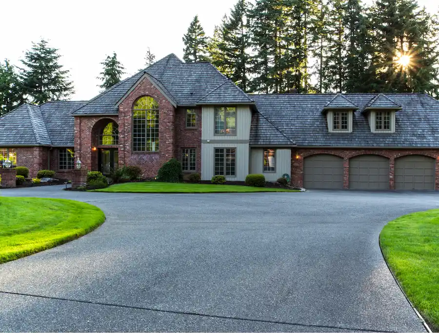 Elegant Driveway Installation with Beautiful Home | BUILDUP Remodeling & Construction