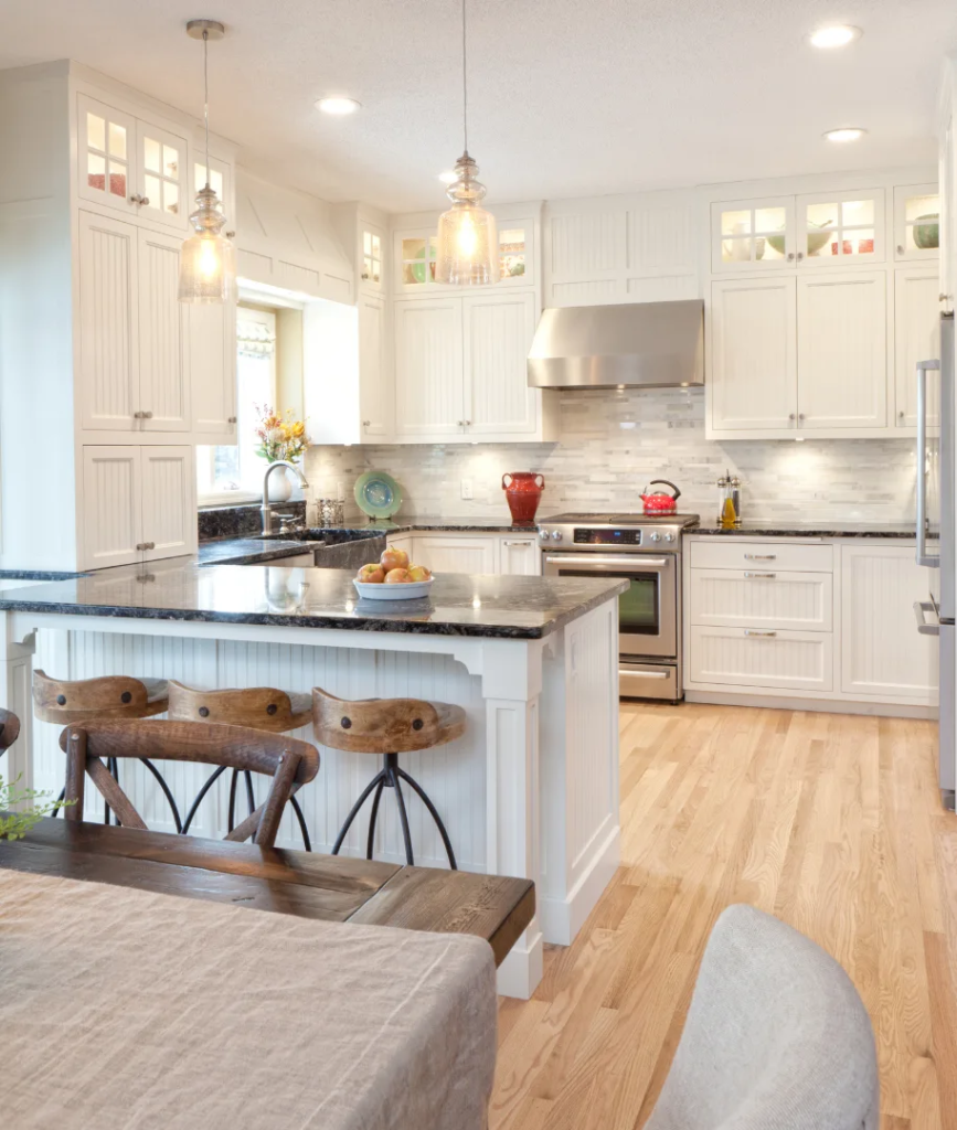 Elegant Kitchen Remodel with White Cabinets | BUILDUP Remodeling & Construction